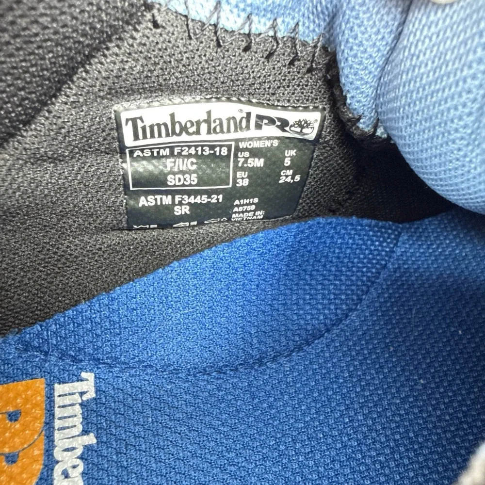 Timberland PRO Powertrain Sport SD35 Alloy Safety Toe Work Shoes Women's 7.5